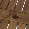 Tavolo da giardino pieghevole ottagonale in legno foro ombrellone Bali Sconti