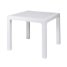 Table de jardin carré en plastique effet rotin 80x80 cm Varnu Dimensions