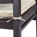 Gartenmöbel-Set Fij: Sofa, 2 Sessel, Tisch in Holzoptik Kauf