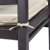 Salotto da giardino esterno divano 2 poltrone tavolino effetto legno Fij Acquisto