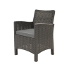 Salon de jardin canapé 2 places fauteuils table basse effet rattan Malaga Choix