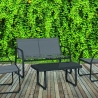 Salon de jardin 4 places avec table basse plateau en verre Saint Tropez Offre