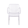 Chaise d'extérieur avec accoudoirs design moderne empilable Lamua Caractéristiques