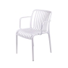 Sedia da esterno con braccioli design moderno impilabile Lamua Caratteristiche