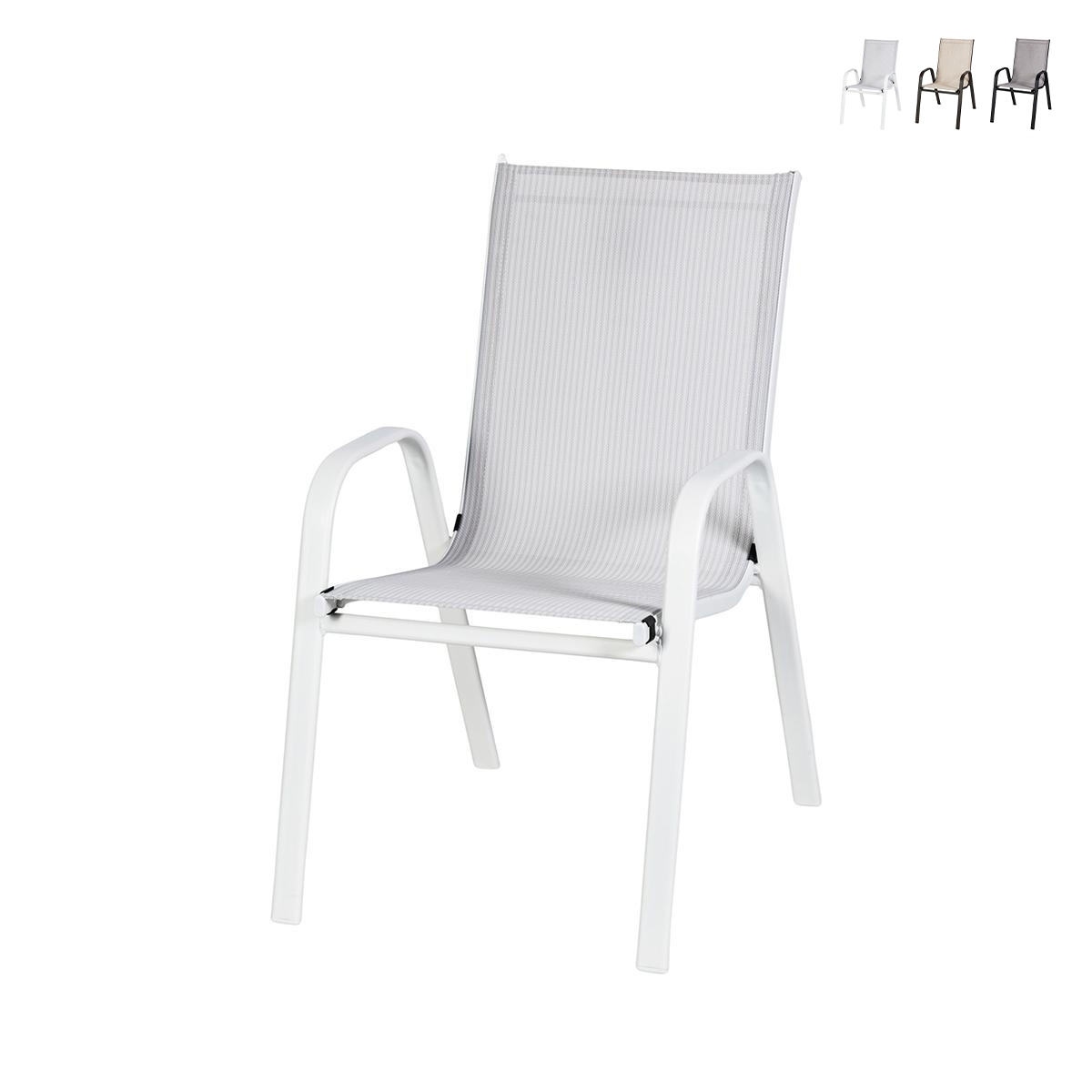 Sedia moderna da giardino esterno con braccioli Kirel Offerta Sedia moderna da giardino esterno con braccioli Kirel Offerta