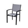 Chaise de jardin d'extérieur en aluminium avec accoudoirs Tropea Réductions