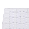 Chaise de jardin en polypropylène effet rotin avec accoudoirs Paros Modèle