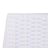 Chaise de jardin en polypropylène effet rotin avec accoudoirs Paros Modèle