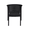 Chaise d'extérieur avec accoudoirs en polypropylène effet rotin Zanzibar Caractéristiques