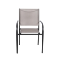 Sedia da giardino esterno braccioli design moderno impilabile Hawaii Sconti