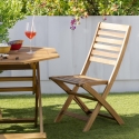 Klappbarer Gartenstuhl aus Akazienholz Bali Verkauf