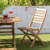 Klappbarer Gartenstuhl aus Akazienholz Bali Verkauf