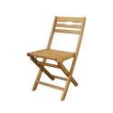 Sedia pieghevole interno esterno in legno richiudibile Bali Promozione
