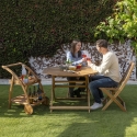 Chaise pliante Bali en bois pour intérieur et extérieur Remises