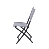 Klappstuhl für den Außenbereich, Gestell aus Eisen, Polyester und PVC, Modell Maratea Verkauf
