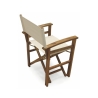 Chaise pliante de réalisateur en bois d'acacia et polyester Bali Remises