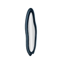 Miroir mural sculpté en velours bleu 160x40x4cm Chanel Offre