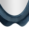 Miroir mural sculpté en velours bleu 160x40x4cm Chanel Catalogue