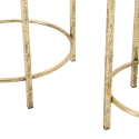 Set mit 2 goldfarbenen Metall-Pflanzgefäßen Lumai Lagerbestand