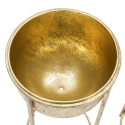 Set mit 2 goldfarbenen Metall-Pflanzgefäßen Lumai Auswahl