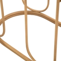 Metallkonsole im Boho-Chic-Stil mit Rattanplatte Samui Lagerbestand
