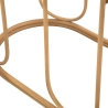 Metallkonsole im Boho-Chic-Stil mit Rattanplatte Samui Lagerbestand