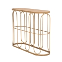 Metallkonsole im Boho-Chic-Stil mit Rattanplatte Samui Angebot