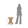 Runder Couchtisch aus Rattan 56x48x48cm im Boho-Chic-Stil Teyra Katalog