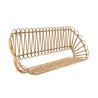 Wandregal aus Metall und Rattan im Boho-Chic-Stil Panama Angebot