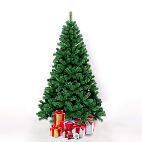Künstlicher klassischer grüner PVC Weihnachtsbaum 180cm Stockholm Aktion
