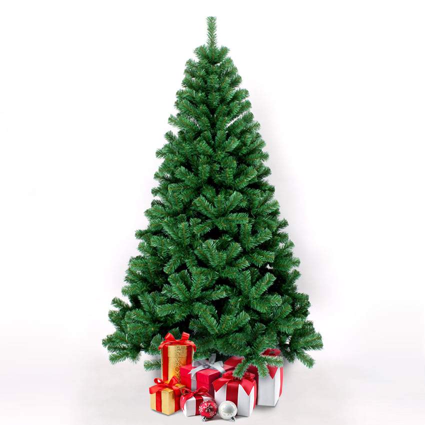 Sapin de Noël artificiel avec support 210 cm