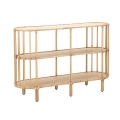 Consolle ingresso in metallo e rattan 3 ripiani boho chic Panama Promozione