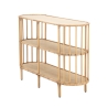 Consolle ingresso in metallo e rattan 3 ripiani boho chic Panama Saldi