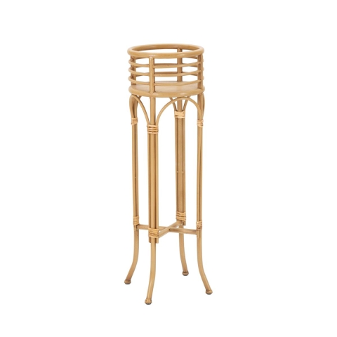 Support pour pots rond en métal et rotin Panama Stand Promotion