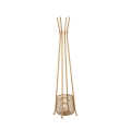 Rattan-Garderobenständer mit Schirmhalter 49x175cm Panama Aktion