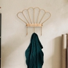 Wandgarderobe aus Metall und Rattan mit 3 Haken Panama Verkauf
