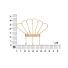 Wandgarderobe aus Metall und Rattan mit 3 Haken Panama Katalog