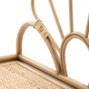 Wandregal aus Metall und Rattan mit Kleiderstange Panama Katalog
