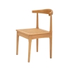 Ensemble de 2 chaises de cuisine en bois avec assise en rotin tressé Japan Réductions