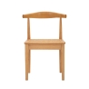 Ensemble de 2 chaises de cuisine en bois avec assise en rotin tressé Japan Offre