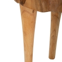 Tabouret artisanal en teck style ethnique naturel Kursi Catalogue
