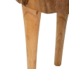 Tabouret artisanal en teck style ethnique naturel Kursi Catalogue
