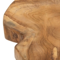 Tabouret artisanal en teck style ethnique naturel Kursi Caractéristiques