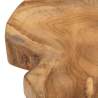 Tabouret artisanal en teck style ethnique naturel Kursi Caractéristiques