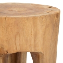 Handgefertigter Hocker aus Teakholz im ethnischen Stil Stold Rabatte