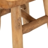 Handgefertigter Hocker aus Teakholz im ethnischen, rustikalen Stil Sel Katalog