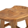 Tabouret en teck design naturel ethnique Sel Slim Caractéristiques