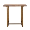 Table carré 80x80cm en bois et métal style industriel Ankara Offre