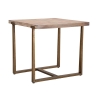 Table carré 80x80cm en bois et métal style industriel Ankara Remises