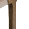 Table à manger en bois et métal 90x180 cm style industriel Ankara Choix